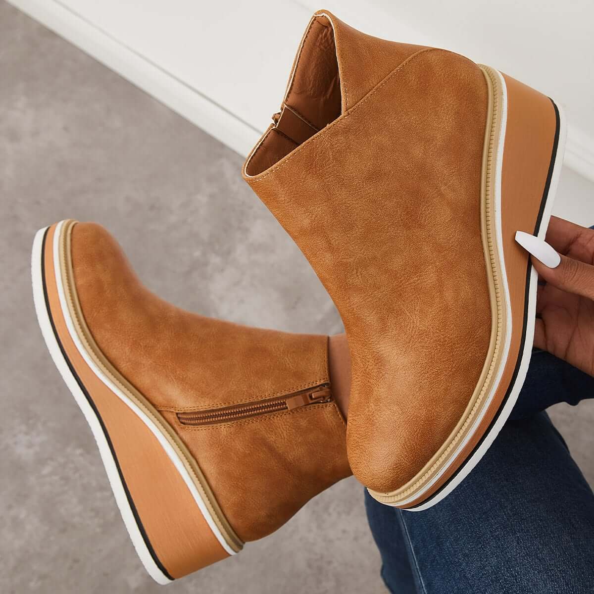 Danielle – Stylové plateau boty