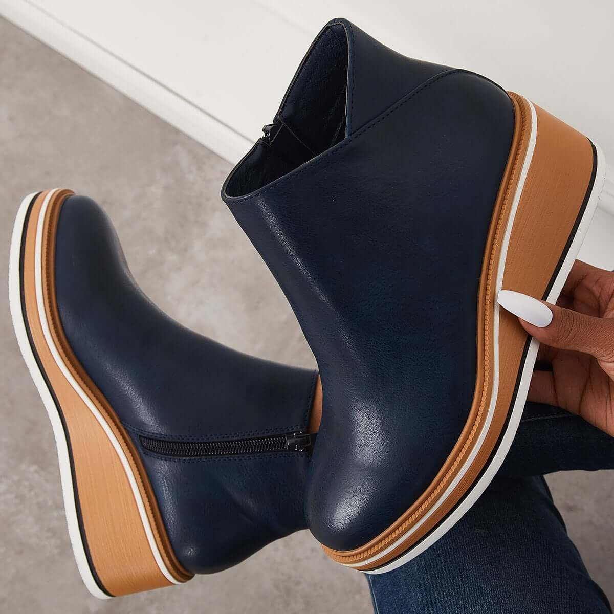 Danielle – Stylové plateau boty