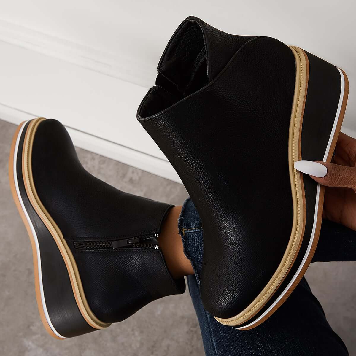 Danielle – Stylové plateau boty