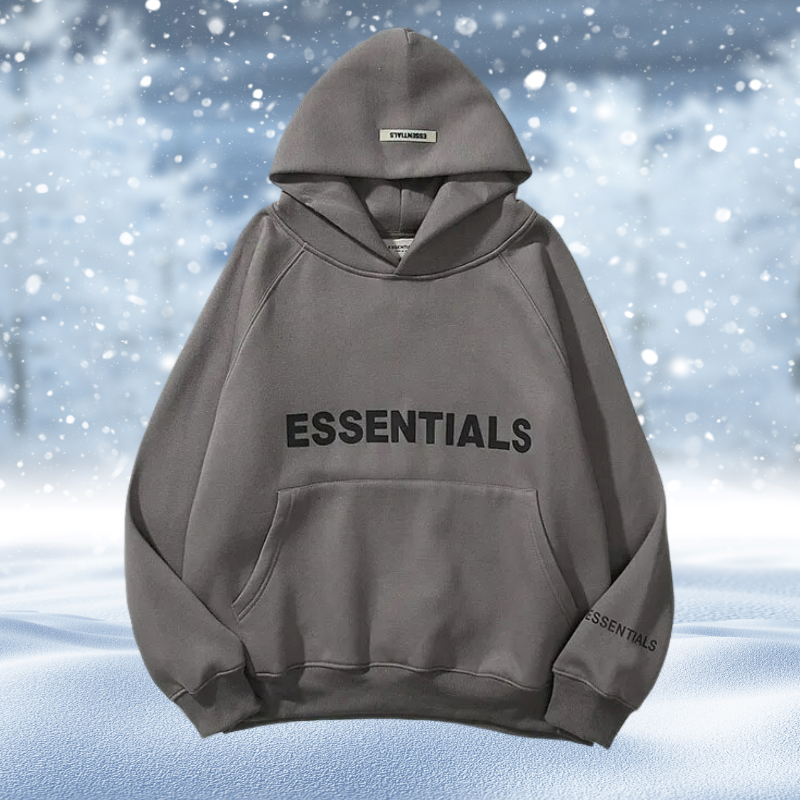 Essentials – Tisknutá mikina ve velké velikosti