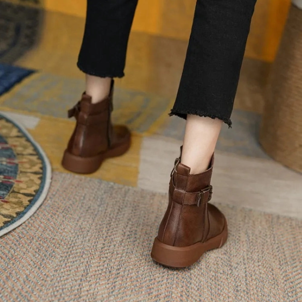 Belladonna - Vintage kožené boty