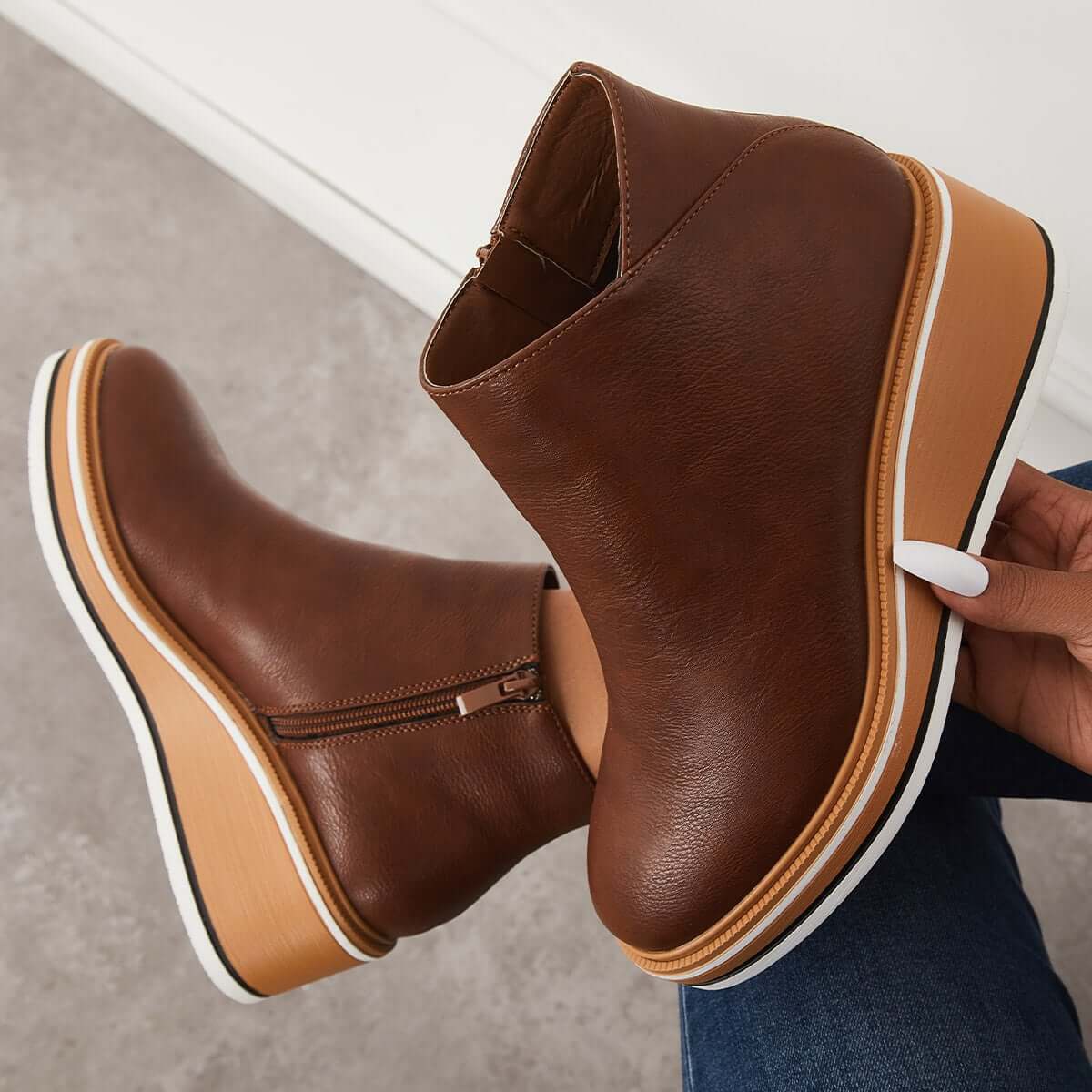 Danielle – Stylové plateau boty