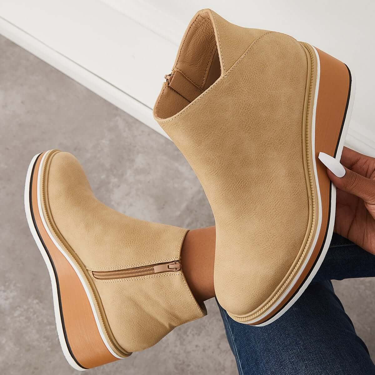 Danielle – Stylové plateau boty