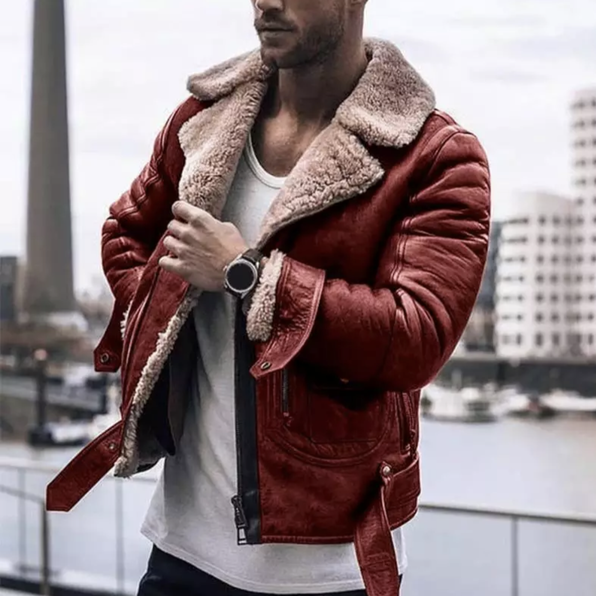 Reginald – Teplá Pánská Zimní Bunda Designerský Styl