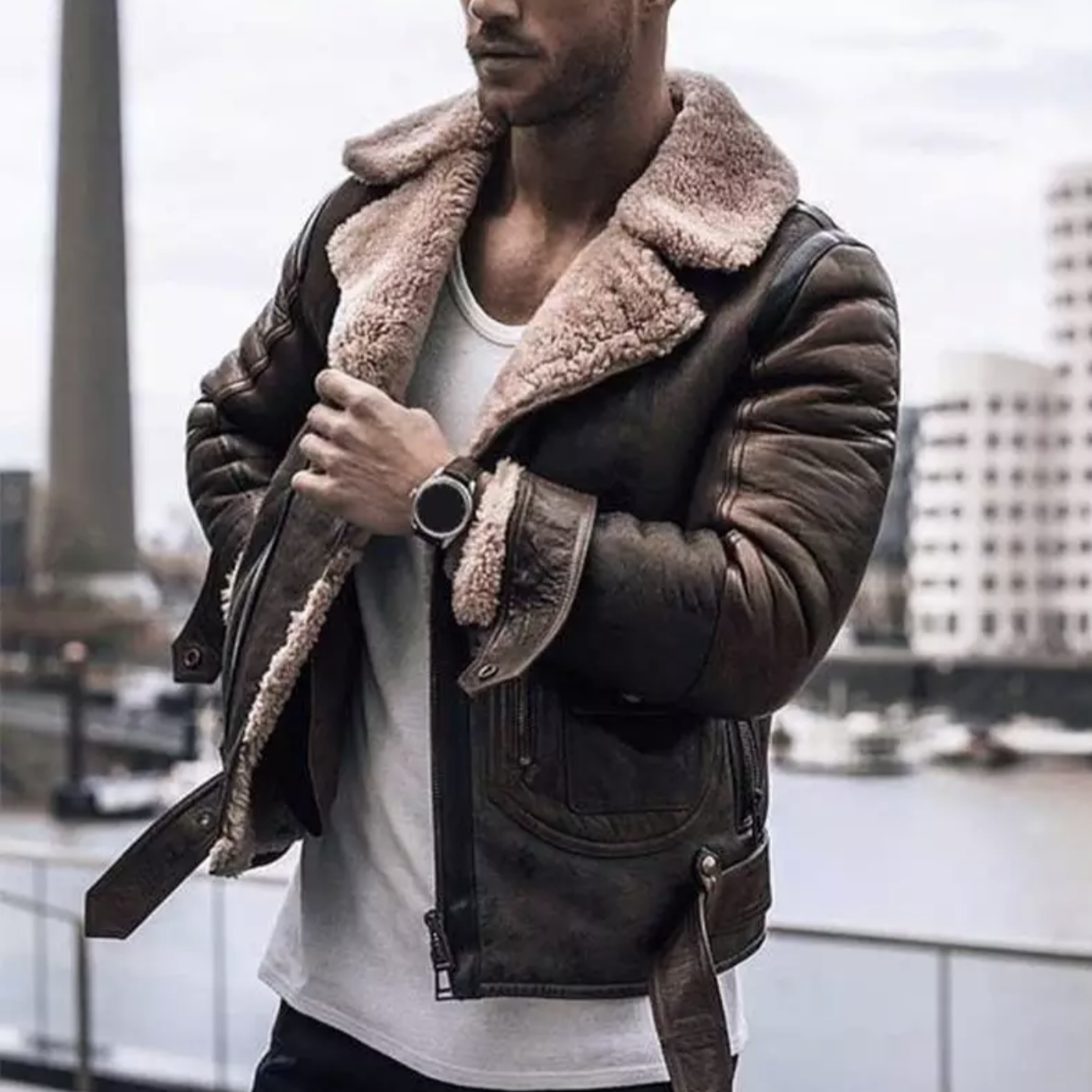 Reginald – Teplá Pánská Zimní Bunda Designerský Styl