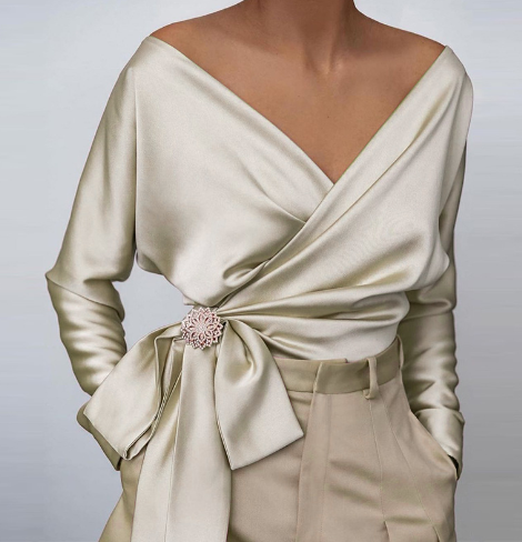 Claudia - Letní hedvábná halenka