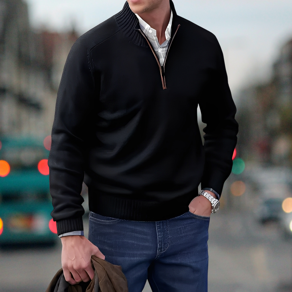 Adrian – Svetr s předním zipem