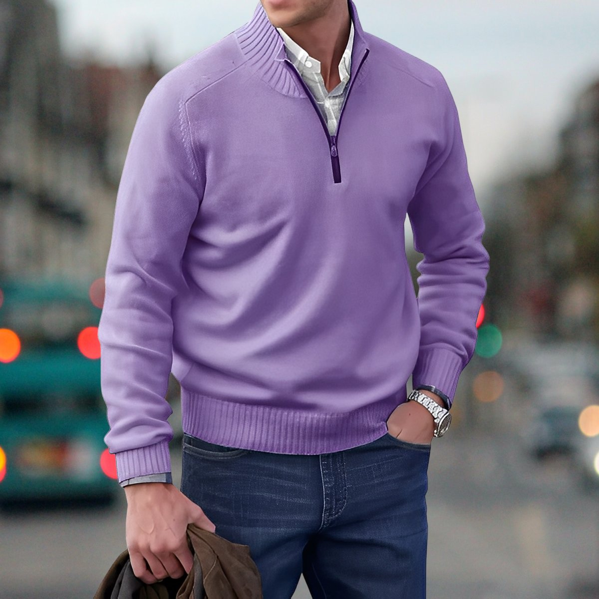 Adrian – Svetr s předním zipem